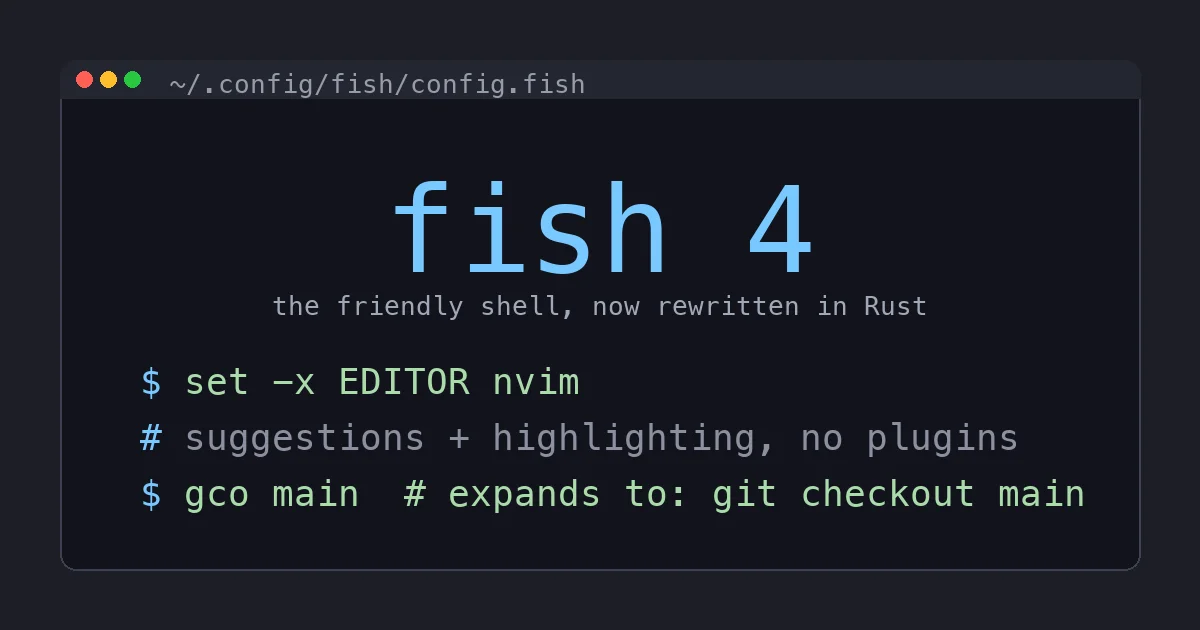 Fish Shell 4 Review: The Rust Rewrite Made My Default Shell Worth Switching For
