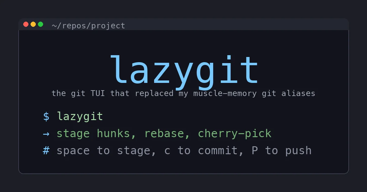 Lazygit Review: The Git TUI That Finally Retired My Wall of Git Aliases
