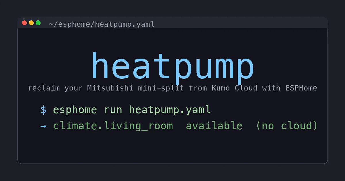 Local Mini-Split Control in Home Assistant After Kumo Cloud Wore Out My Patience