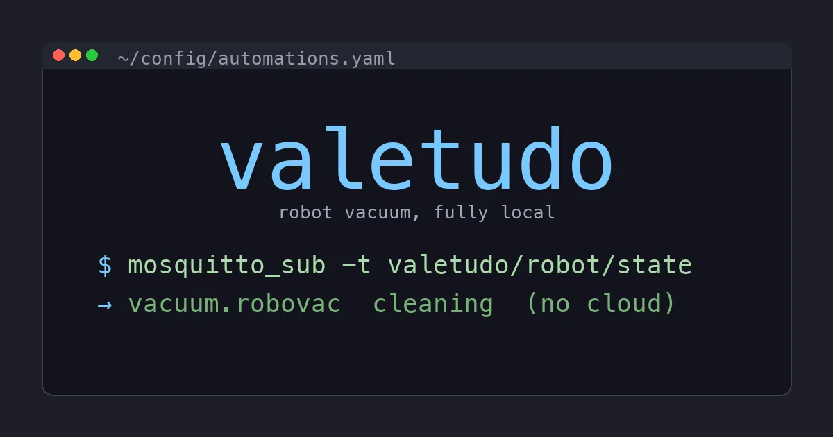 Rooting a Robot Vacuum with Valetudo: The Fully Local Build for Home Assistant